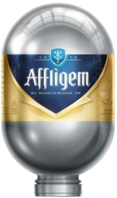 Affligem Blade fust van 8 liter Affligem Blade fust van 8 liter